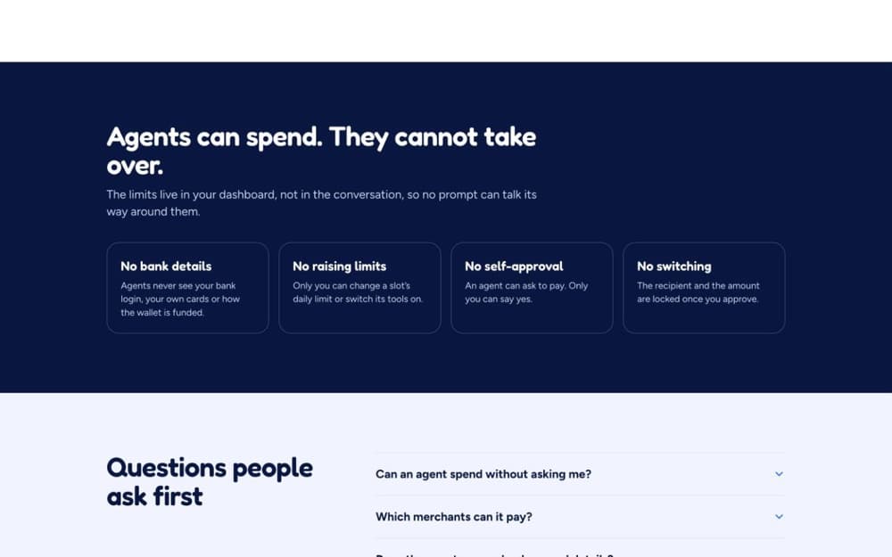 Paygent screen